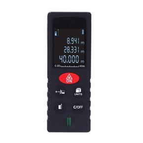 80m/262ft Mini Handheld Digital Laser Distance Meter High Precision Range Finder Area Volume Measurement Level Bubble