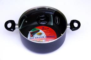 Kiam Classic Casserole With Glass Lid For Induction Cooker - 28cm