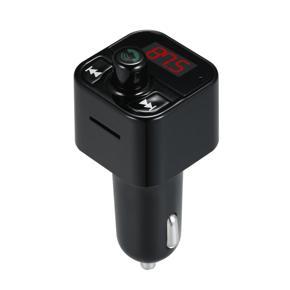 Car MP3/WAV Music Player BT 5.0 FM Modulator Transm-itter wirel-ess Handsfree Audio rece-iver Dual USB Chargers