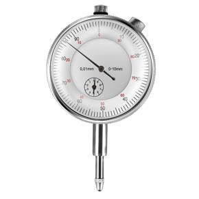 Metal Round Dial Indicator Measurement Instrument Precision Tool with 0.01mm Accuracy 0-10mm Measuring Range