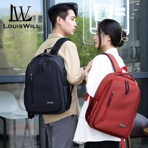 LouisWill Men Laptop Backpack Laptop Backpack High Elastic Print Fabric Travel Backpack Business Bag College Backpack Casual Shoulder Bag Anti Theft Back Pack School Bag