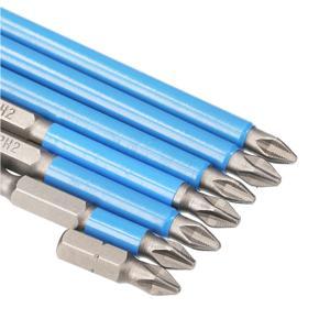 GMTOP 7pcs Power Drill Bits Set Electric Drill Bits Screwdriver Bits Anti-Slip Mag-netic PH2 Bits Set for Power Drills / Air Screwdriver / Manual Screwdriver