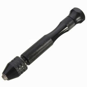Mini mini Aluminum Hand Drill With Keyless Chuck +10x Twist Drills Rotary Tools