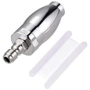 Pressure Washer Turbo Nozzle, Stainless Steel Rotating Spray Nozzle with 1/4 Inch Quick-Connect, 3.0 GPM, 3600 PSI