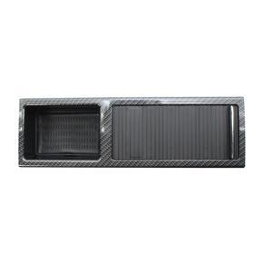 Car Front Center Console Drink Cup Holder Coin Holder Interior Carbon Fiber Storage Tray Replacement for BMW 3 Series E46 1999-2005