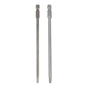 BRADOO- 2Pcs 1/4 Inch Hex Shank 4Mm Tip Torx Security Screwdriver Bit - T20 & T25