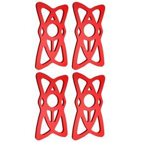 4 Pcs Motorcycle Phone Mount Tether,Security/Fall Prevention, for Bicycle Bike, Motorcycle,Cell Phone Holder Band