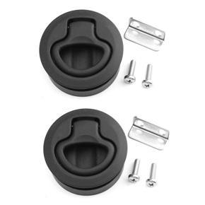 ARELENE 10X Slam Latch Hatch Round Pull Latch 1/2 Inch Door Replace M1-63 RV Marine
