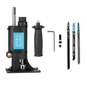 GMTOP Electric Drill Modified To Electric Saws Accessory Electric Reciprocating Saws Drill to Jig Saws Portable Woodworking Cutting Utility Tool with 3 Sawblades