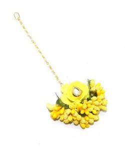Artificial Flower Jewellary-Tikli 1 Pc