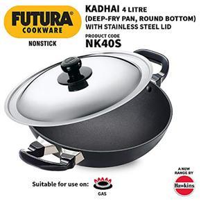 Futura Nonstick Pan 4 Ltr - Black