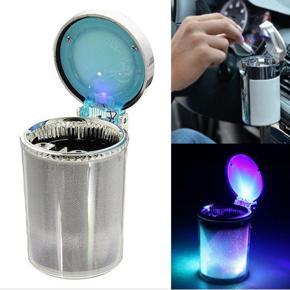 Colorful LED flashing light Durable Car Ash Bin