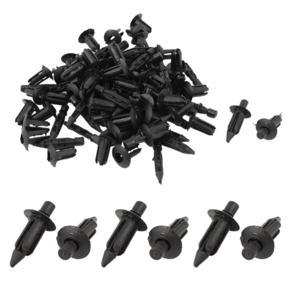 6mm x 12mm Plastic Rivets Car Push Clips 50 Pcs