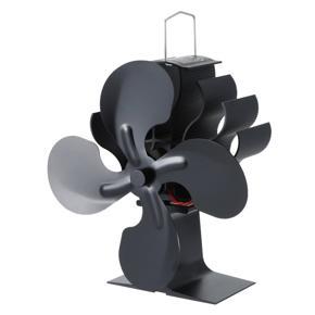 4-Blade Heat Powered Wood Stove Fan Fireplace Fan Furnace Air Blower for Wood/Log Burner /Fireplace Eco Friendly Fan