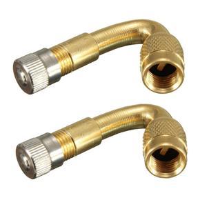 ARELENE Pairs 45 Degree Tyre Valve Extension Adaptor Motorcycle Car Tire Stem Extender