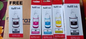 Canon 350 ML Ink Bottle (FULL SET) + 135 ML Ink Free
