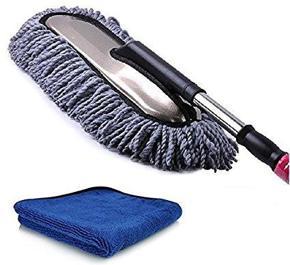 Car Cleaning Microfiber Duster+ Microfiber Towel Combo