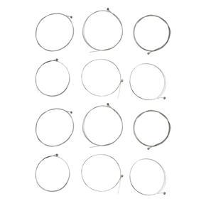 ARELENE IRIN 2Set Electric Guitar Strings (.008-.038)Inch Nickell-Plated Ball-End 6Pcs/Set White Strings for Guitar Musical