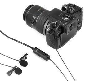 Boya BY-M1DM (Official 1Y Warr) Dual Omni-directional Lavalier Microphone