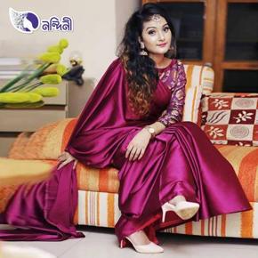 Italian Silk Stylish Saree for Women