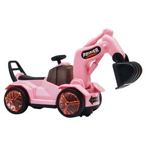 Children's Excavator Electric Music Light Universal Wheel Vehicle Toy
