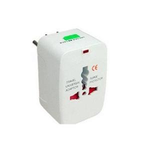 All In One Travel Socket - White