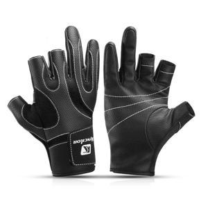 Outdoor Gloves Anti-slip Gloves Winter Fishing Mittens Adjustable Gloves Warm for Ice Fishing Fly Fishing Shooting Photography Hiking