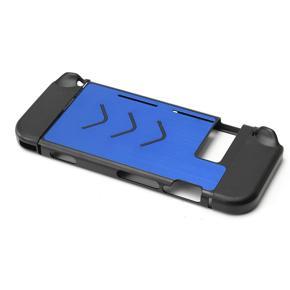 Anti-slip Aluminum Case Cover Skin Protective For Nintendo Switch Console dark blue - navy blue