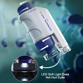 Childrenworld Science Microscope Toy Fast Focus in 0.01 Seconds High Clarity Handheld Microscope Toy