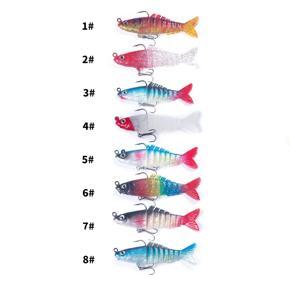 jig heads for fishing-8 x soft lures-as shown