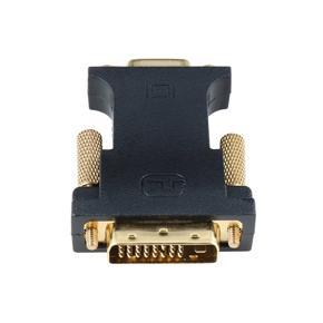 DVI 24+1 To VGA Adapter Video Cable Converter 24+1 25Pin DVI-D To VGA 1080P - black