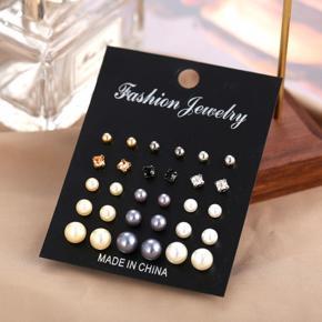 Ear Rings Set 15 Korean version of butterfly pearl earrings set