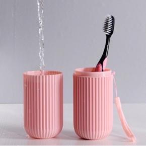 1pcs Portable Toothbrush & Toothpaste Holder Storage Box (Random)