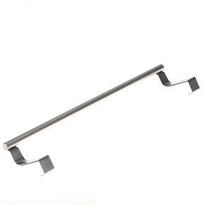 Stainless Steel Towel Bar Holder Over the Kitchen Cabinet Cupboard Door Hanging Rack Silver