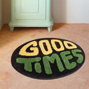 XHHDQES Cute Cartoon Porch Entrance Floor Mats Home Bathroom Anti-Slip Rugs Flock Soft Water Absorption Bath Shower Mats