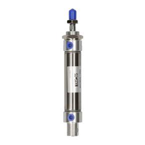 KKmoon Pneumatic A-ir Cylind-er MAL 40mm Bore 100mm Stroke Aluminum Alloy Screwed Piston Rod Double A-Cting Mini A-ir Cylind-er