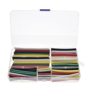 140Pcs Heat Shrinkable Tube 2Mm 3Mm 4Mm 5Mm 6Mm 8Mm 10Mm Sleeving Wire Cable - multicolor