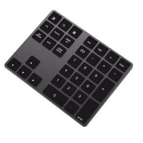 Wireless Keyboard Numeric Keyboard PC Desktop Laptop Computer Digital Keyboard - Black
