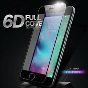 Apple iPhone 6/6S Tempered Glass Screen Protector 5D/6D/9D/11D Tempered Glass For (Edge To Edge) Apple iPhone 6/6S - Black