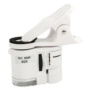 Microscope 60X Camera Universal Clip LED Jewelry Antiques Loupe