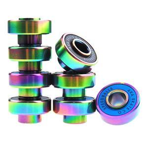 8PCS Roller Skate Wheel Bearing Anti-Rust Skateboard Wheel Bearing 22X13X8mm Skateboard Bearing