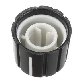 XHHDQES 20Pcs 15X13.5mm Plastic Potentiometer Rotary Knob for 6mm Diameter D Type Shaft Guitar Volume Knob.