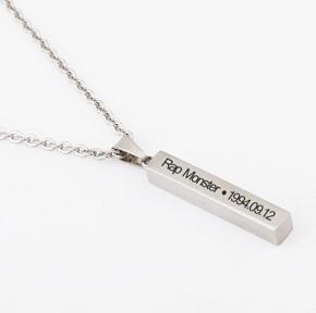 BTS Steel Locket - Silver