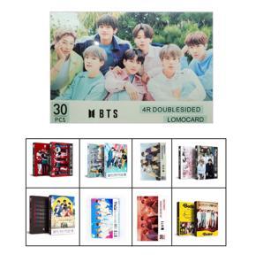 4R BTS Double-sided LOMO Card Photocard Signature Card 30 Pcs/box