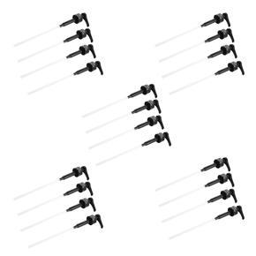 ARELENE 20 Pcs Coffee 1 Liter Dispenser Syrup Pump Black Liquid Dispenser for Monin Syrup 10Ml Juice Bottle Dispenser Pump