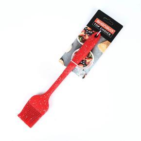Silicone Cake Decoration Oil/Butter Brush - 1 Piece Red Color