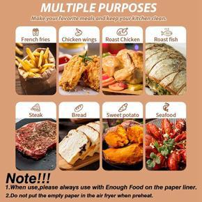 Air Fryer Disposable Paper Liners,Baking Paper,for Air Fryer Baking