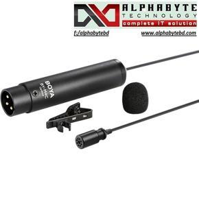 BOYA BY-M4C XLR Clip Collar Lavalier Microphone Mic for Camcorders