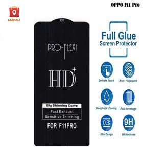 OPPO F11 Pro OG Type Tempered Glass Screen Protector (Better than 6D/9D/11D) - Black