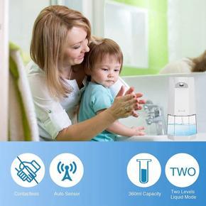 XHHDQES Disinfectant Dispenser Sensor 360Ml, Disinfectant Dispenser Contactless Infrared Automatic Dispenser, for Home Office